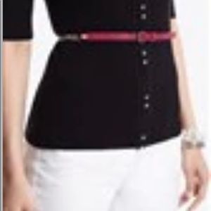 🌺WHBM Raspberry Skinny Watchband Belt M